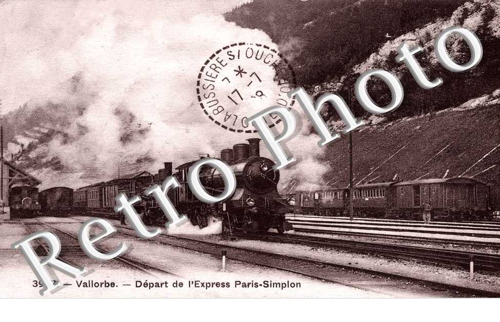 Depart de l'Express Paris-Simplon