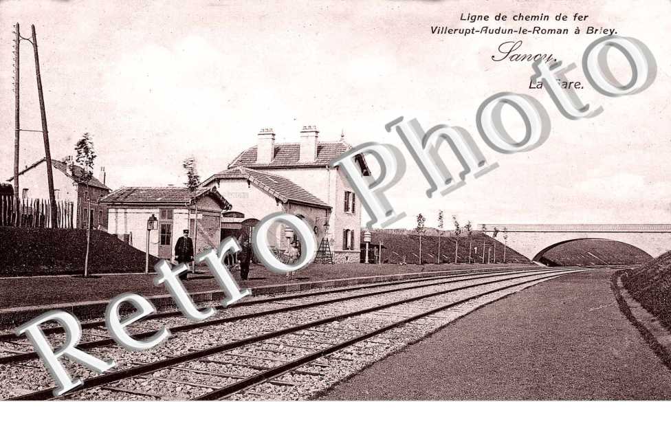 ligne de chemin de fer Villerupt-Audun-le-Roman a Briey - la Gare