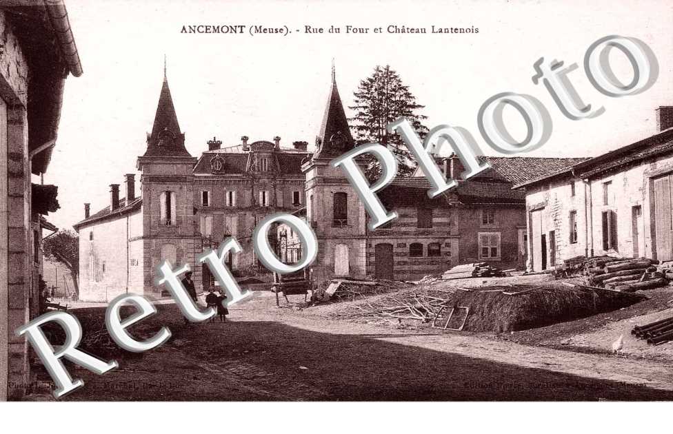 rue du Four et chateau Lantenois