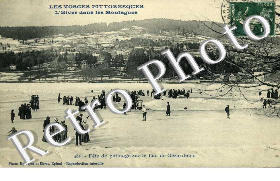 Fete de patinage sur le lac