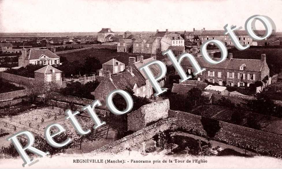 panorama pris de la tour de l'eglise