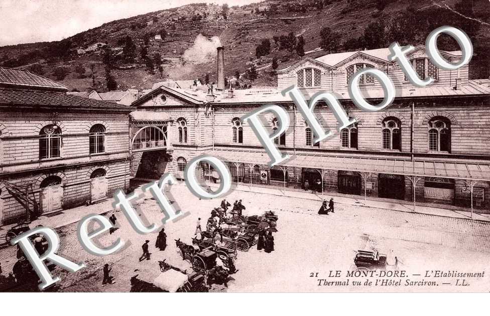 L'Etablissement Thermal vu de l'hôtel Sarciron