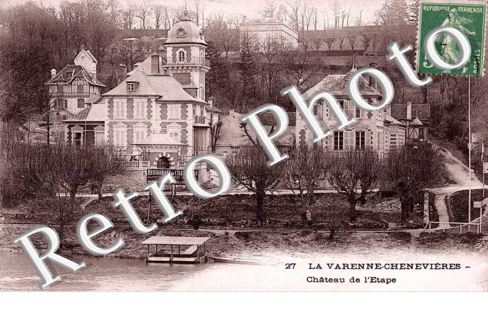 LA VARENNE SAINT HILAIRE  CHATEAU DE L'ETAPE