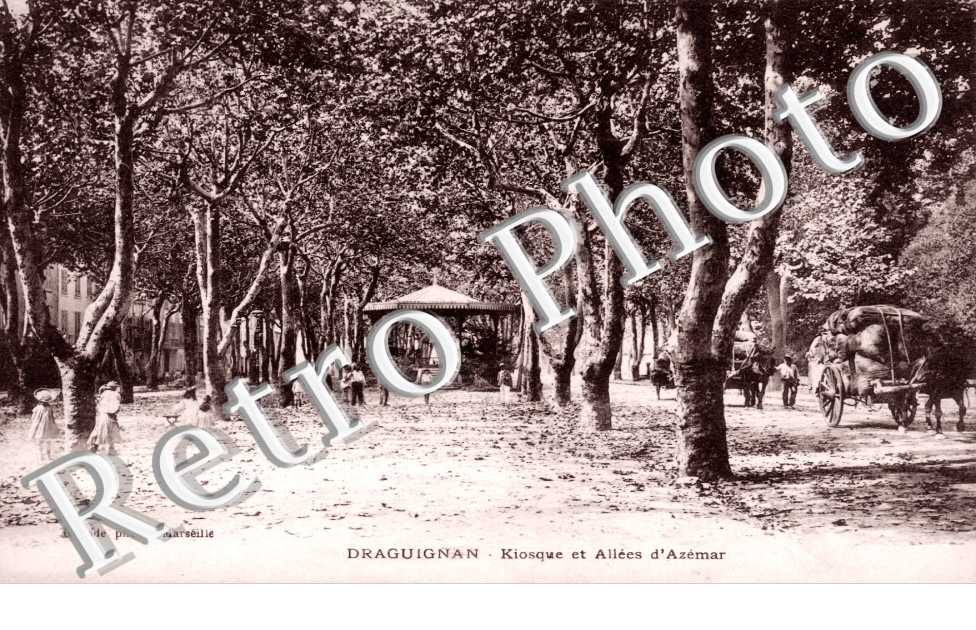 Kiosque et Allée d'Azemar