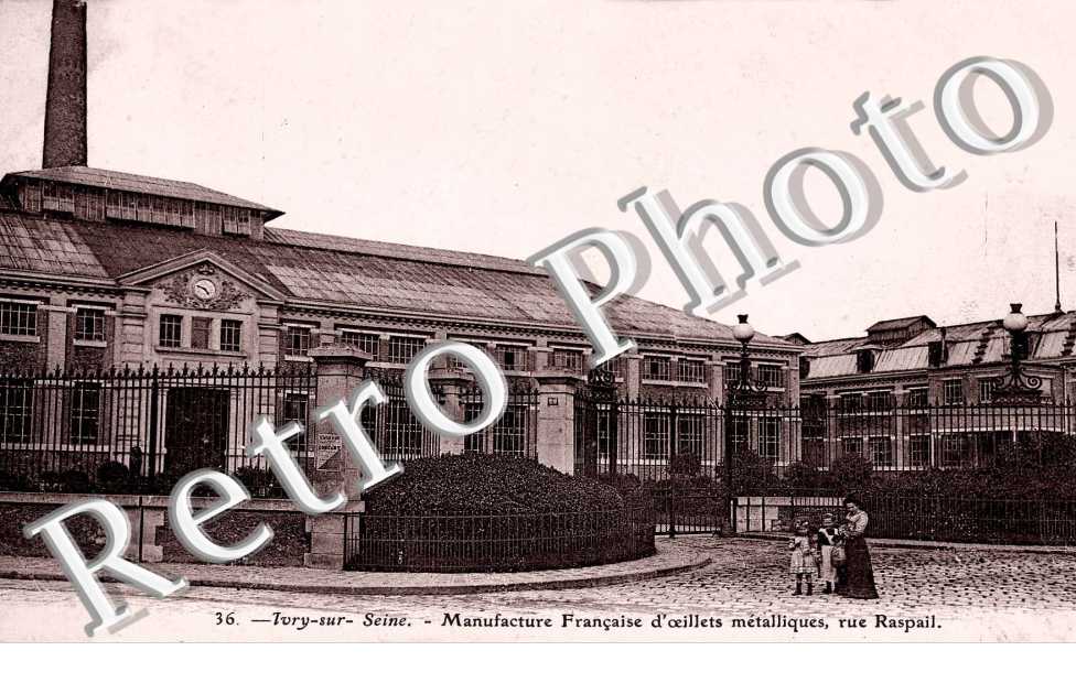 rue Raspail  manufacture d'oeillets metalliques