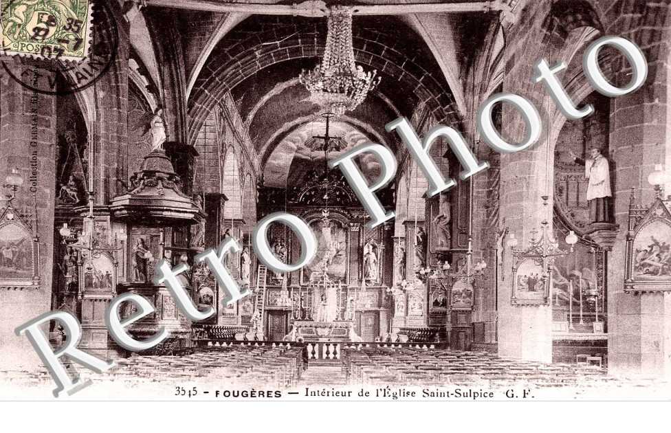 interieur de l'eglise saint sulpice