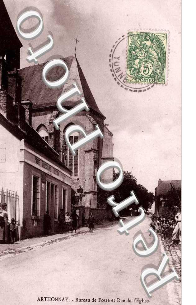 Bureau de Poste et Rue de l'Eglise