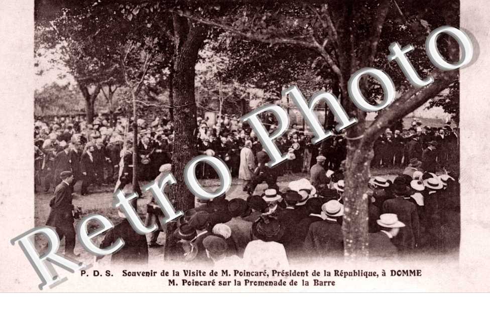 Souvenir de la visite de M. Poincare, president de la republique - Promenade de la Barre