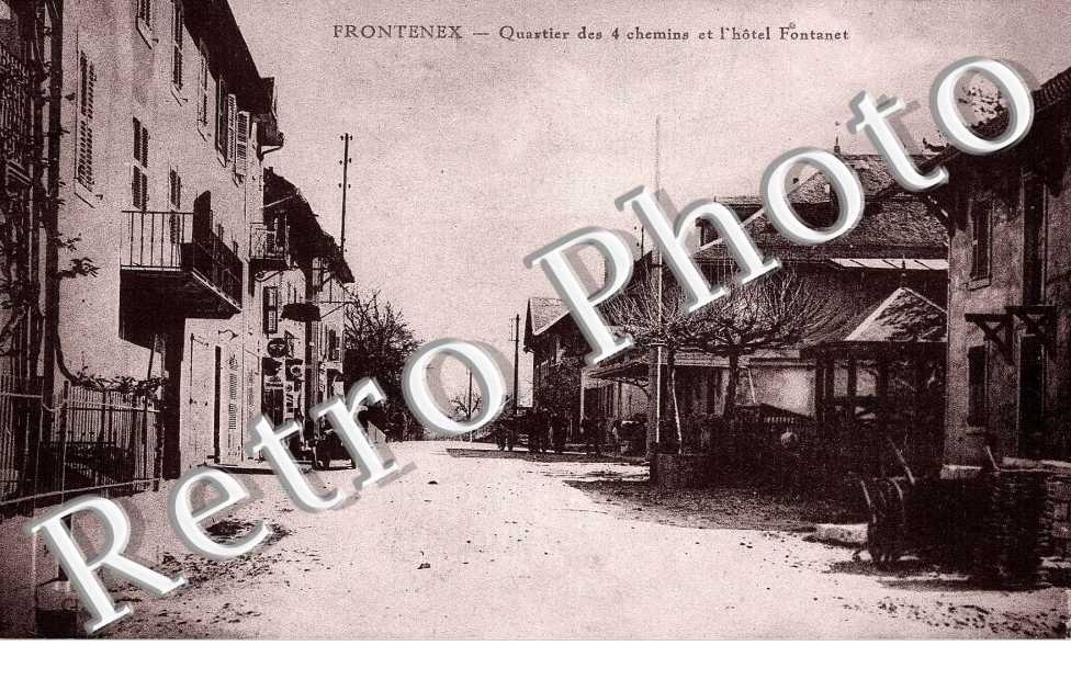 Quartier des 4 chemins et l'hotel Fontanet