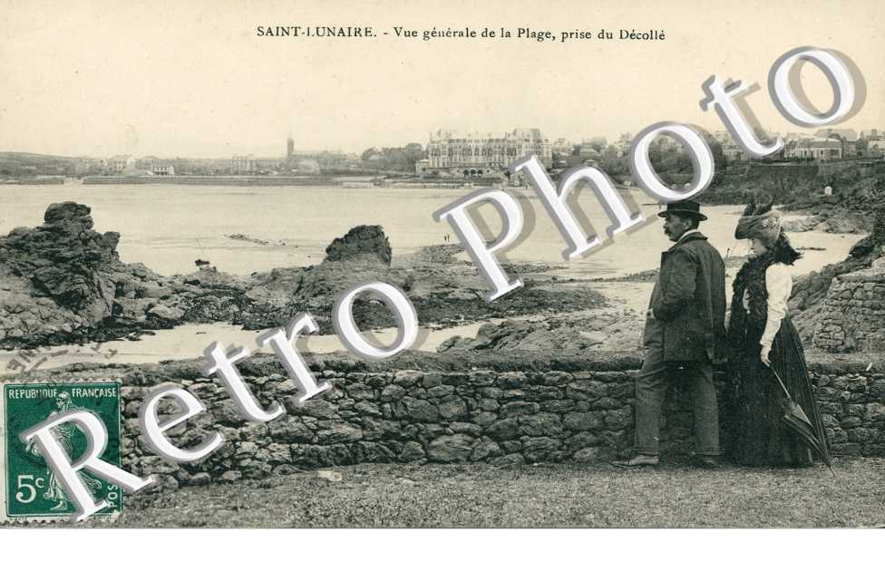 vue generale de la plage, prise du decolle