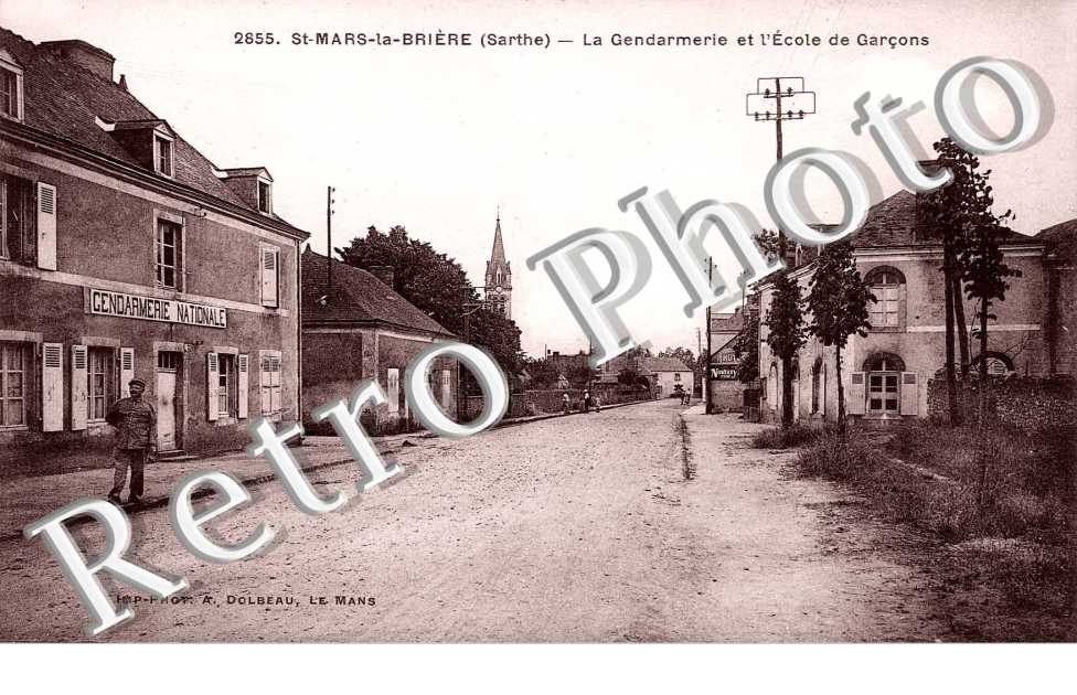 la gendarmerie et l'ecole des garcons