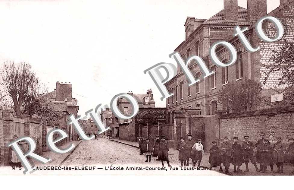 L'ecole Amiral-Courbet - rue Louis-Blanc