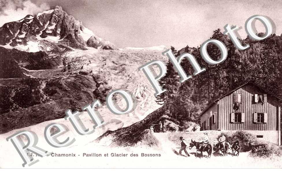 pavillon et glacier des Bossons