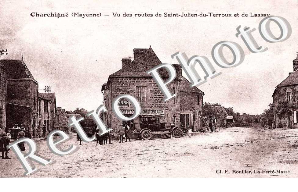 Vu des routes de Saint Julien du Terroux et de Lassay
