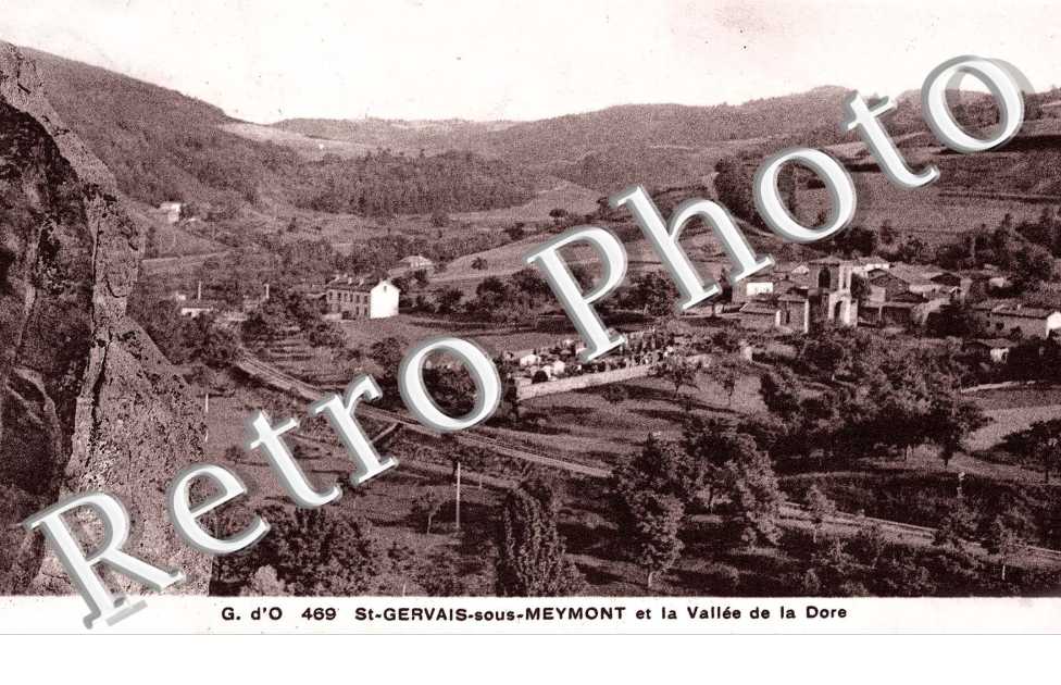 vue générale et la Vallée de la Dore