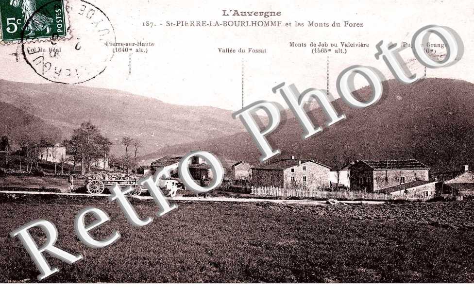 vue générale et les Monts du Forez