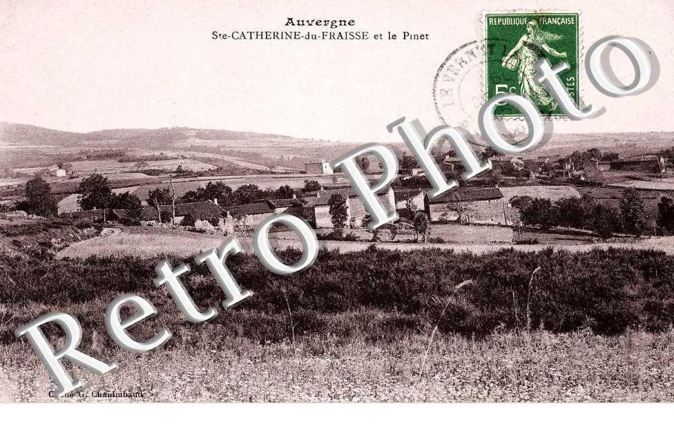 vue générale et le Pinet