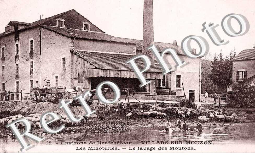 Les minoteries - le lavage des moutons