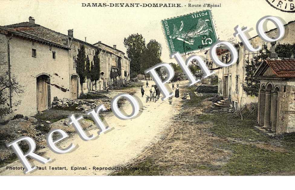 Damas devant Dompaire - Route d'Epinal