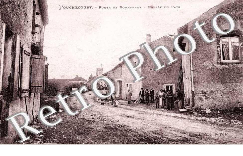 Route de Bourbonne Entree du pays