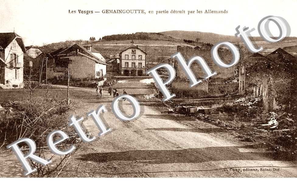 Le Village detruit par les allemands