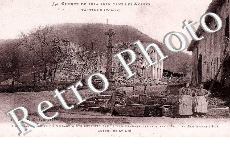 Guerre 1914-15 - Village detruit pendant les combats