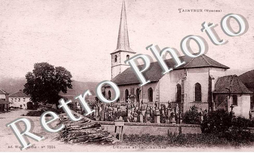 L'eglise et le  cimetiere