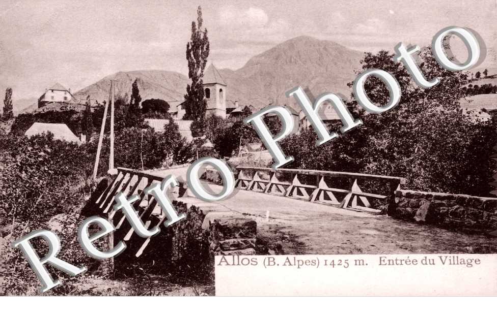 Allos entree du village