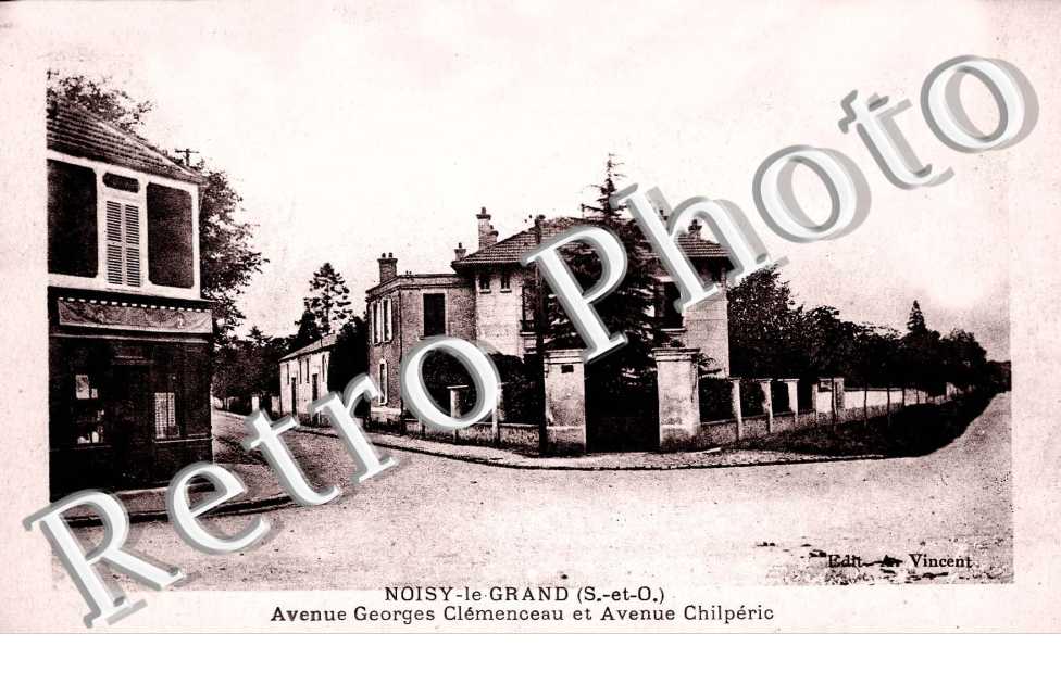 Avenue Georges Clemenceau et avenue Chilperic