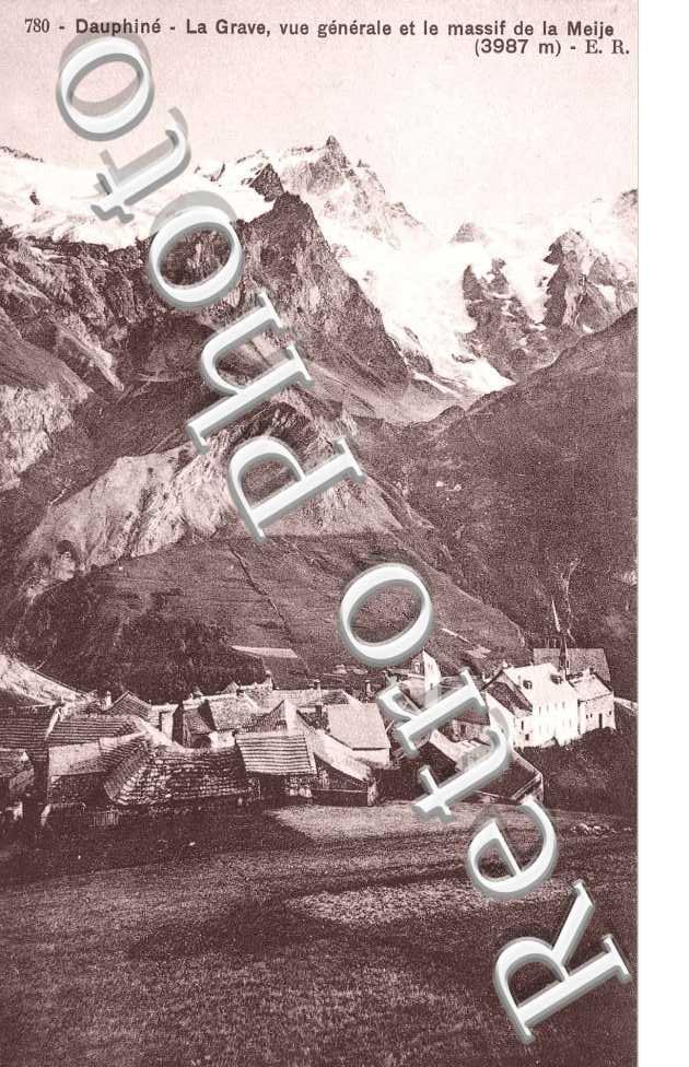 Vue generale et le massif de la Meije