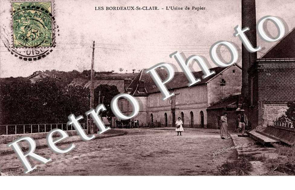 Les Bordeaux - St-Clair - L'usine de papier