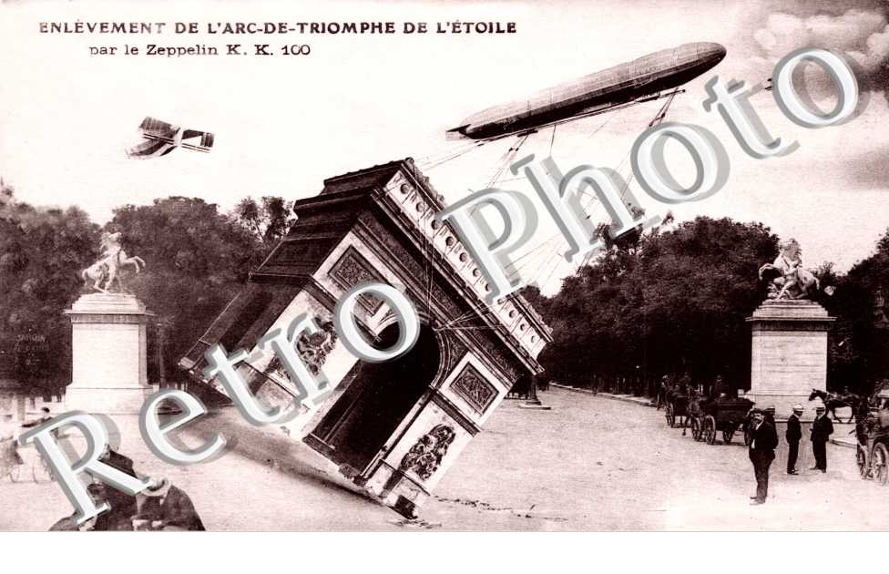 enlevement de l'Arc de Triomphe