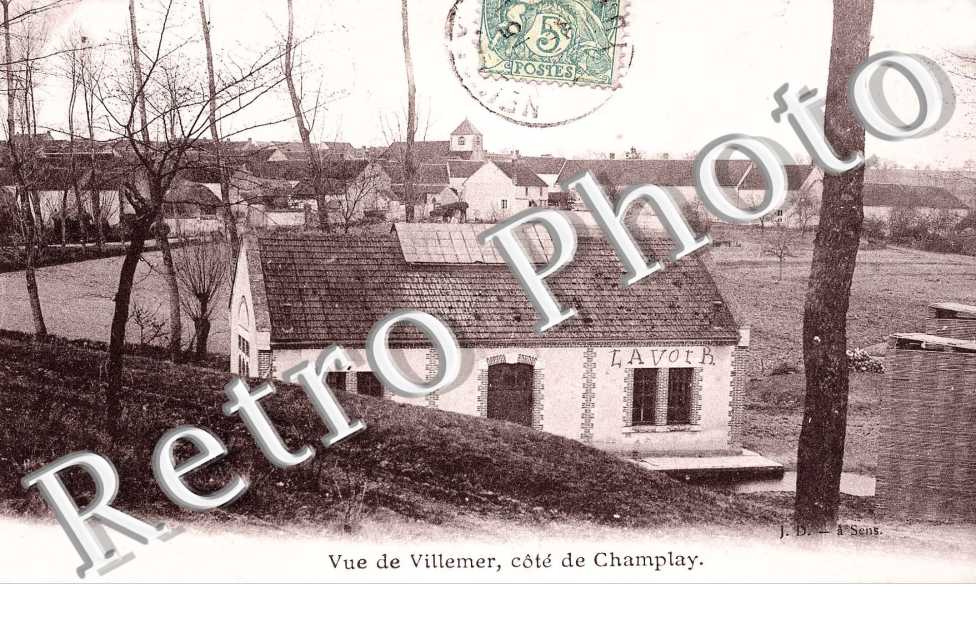Vue de Villemer coté Champlay