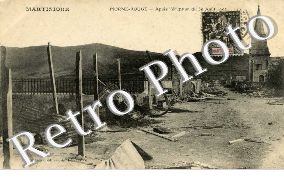 Apres l'eruption du 30 aout 1902