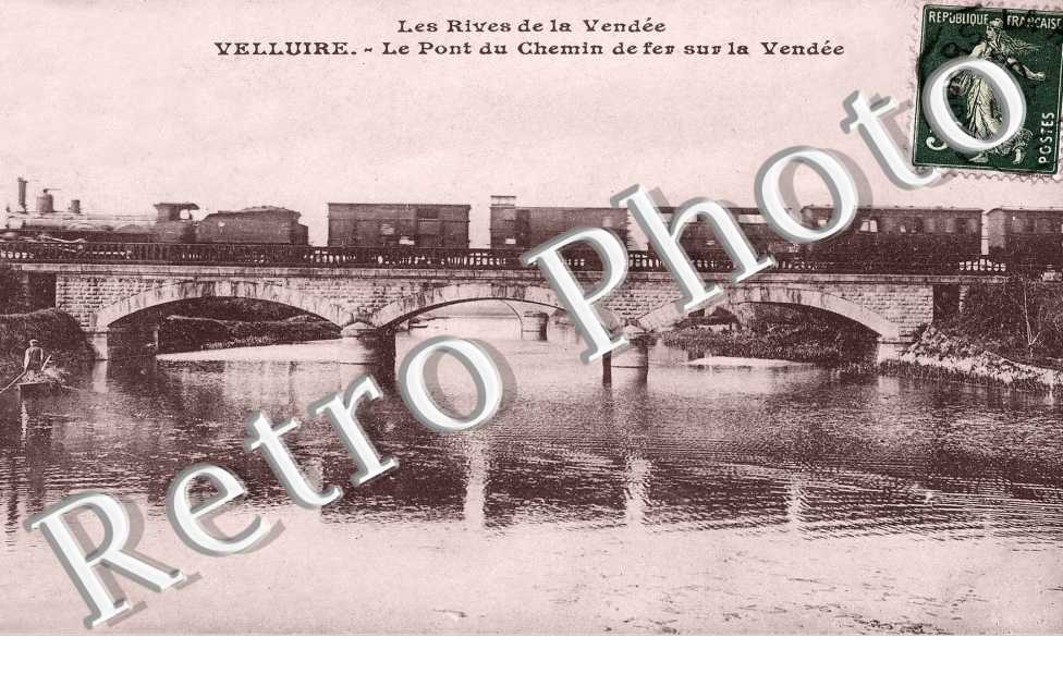 PONT DU CHEMIN DE FER SUE LA VENDEE