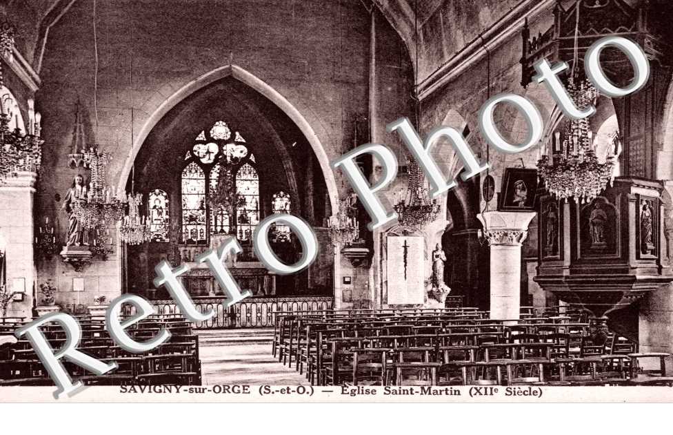 Intérieur de l'Eglise Saint Martin