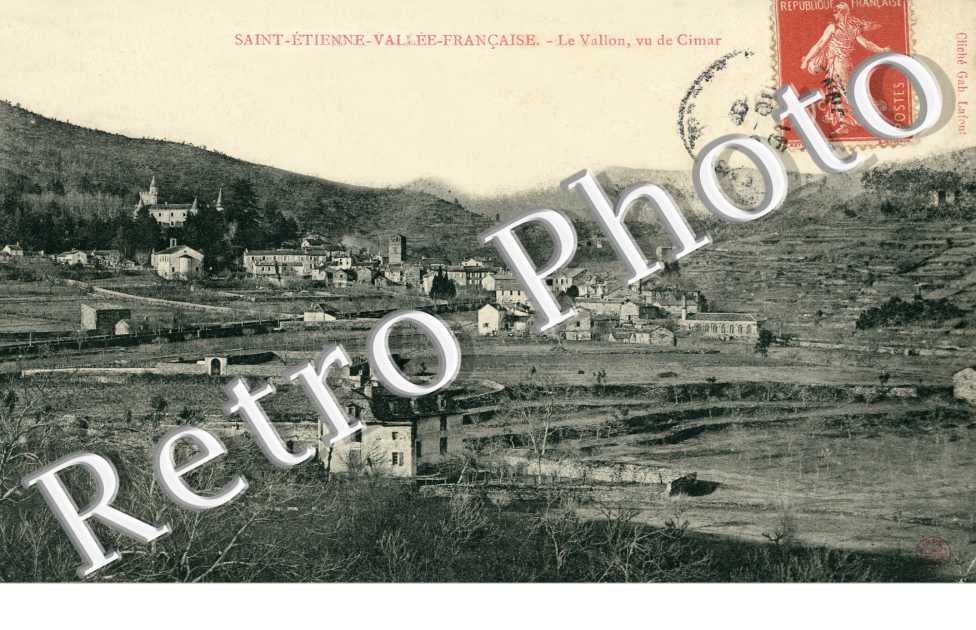 le vallon, vu de Cimar