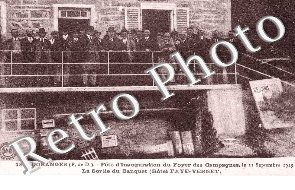 Fête d'inauguration du Foyer des Campagnes - 22 Sept 1929