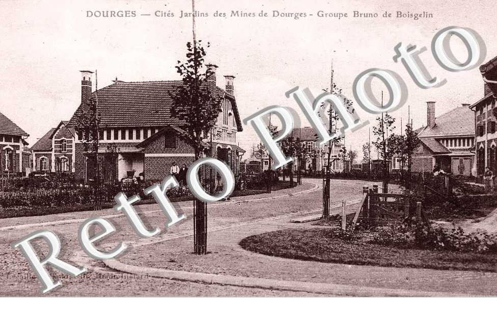 cites-jardins des mines de Dourges, groupe Bruno de Boisgelin