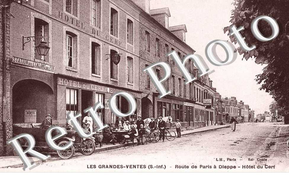 (les) Route de Paris a Dieppe - Hotel du cerf