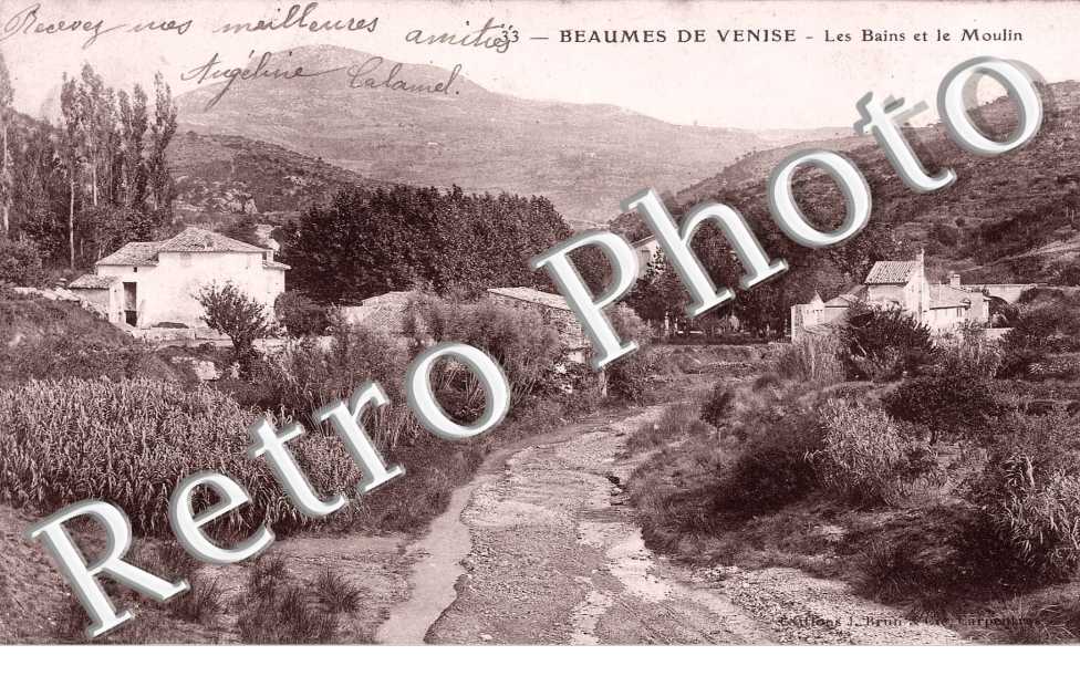 les bains et le moulin