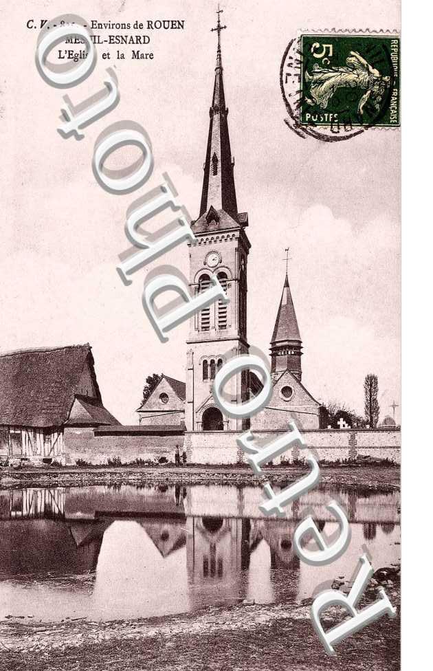 L'eglise et la Mare