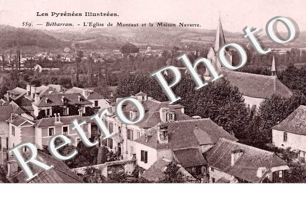 L'eglise de Montaut et la maison Navarre