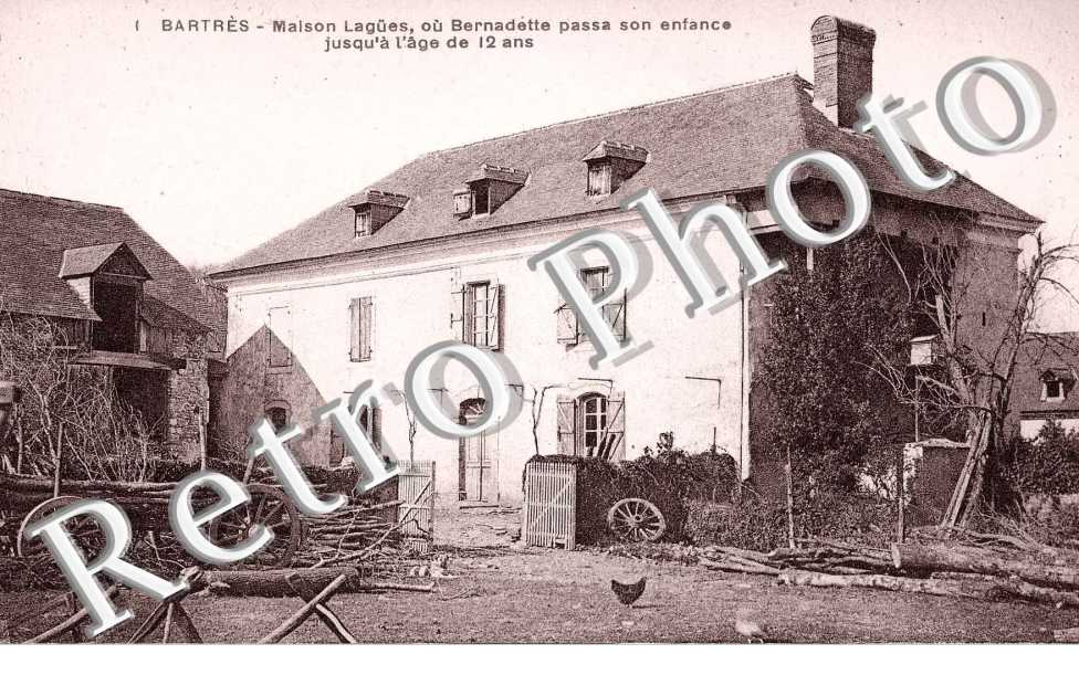 Maison Lagues ou Bernadette passa son enfance jusqu"a 12 ans