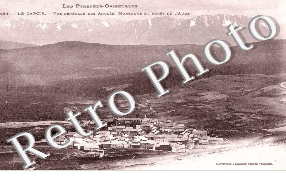 LE CAPCIR vue generale des Angles, montagne et foret de l'Aude