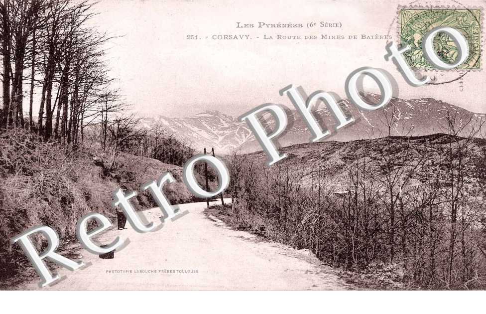 la route des mines en Bateres