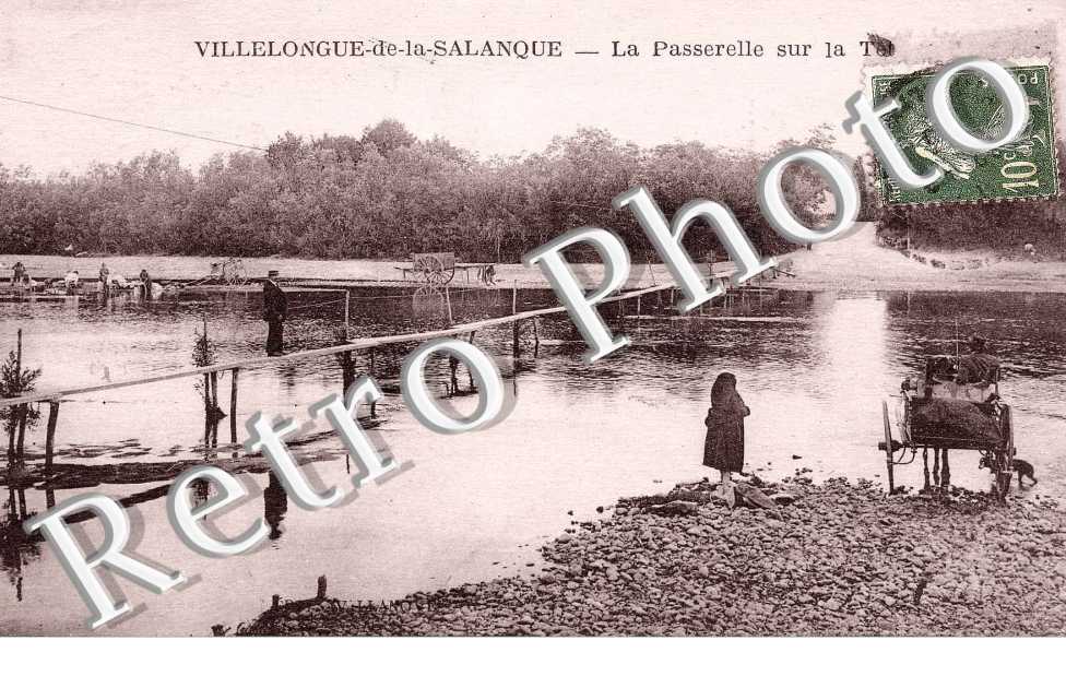 la passerelle sur la Tet