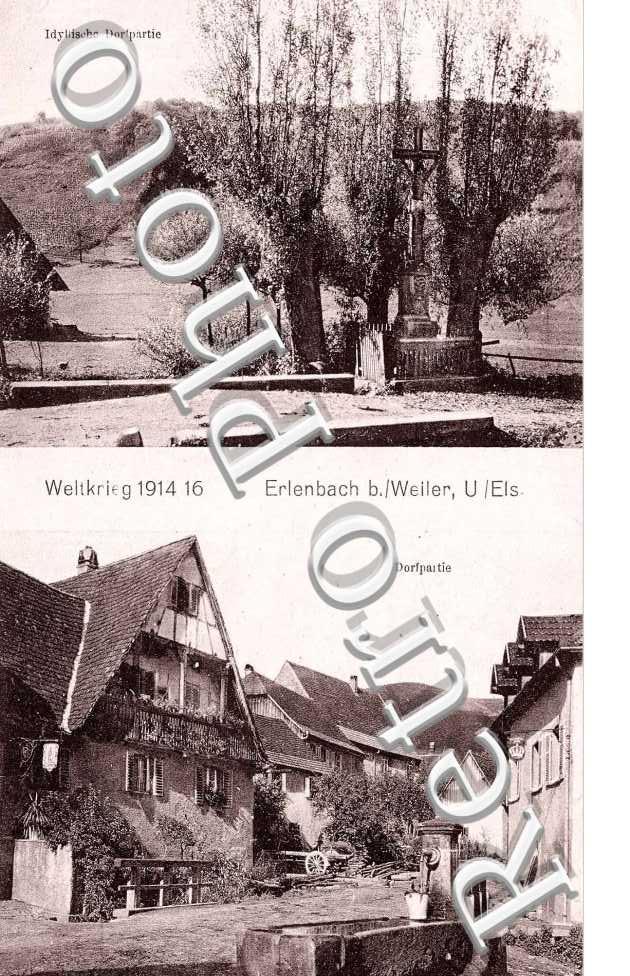 Gruss aus Erlenbach, Dorfpartie