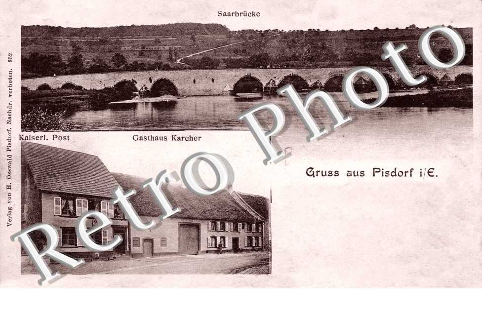 Gruss aus - Saarbrucke - Gasthaus Karcher