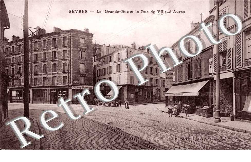 La Grande rue et la rue de Ville d'Avray